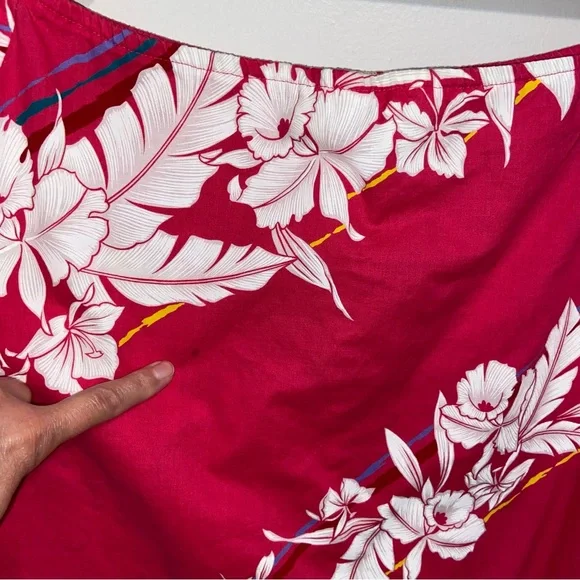 Vintage Malihini Hawaii Dress Womens XS 60s Maxi Caftan Muu Muu USA Hawaiian - Picture 10 of 10